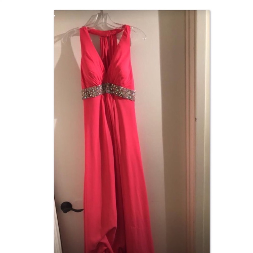 Pink prom dress
